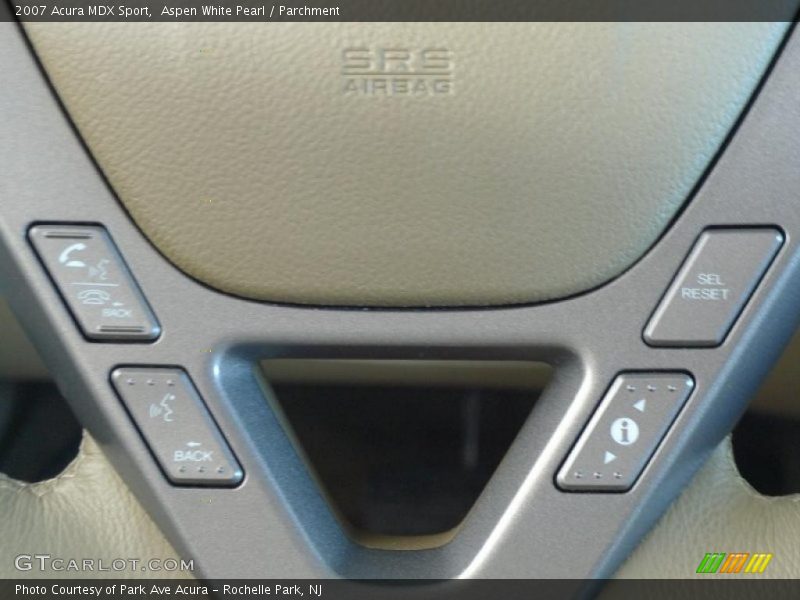 Aspen White Pearl / Parchment 2007 Acura MDX Sport