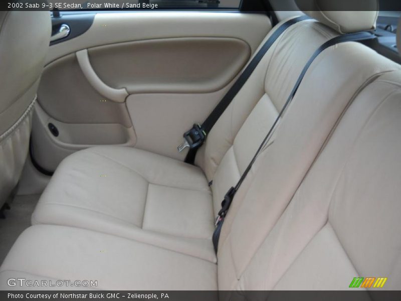 Polar White / Sand Beige 2002 Saab 9-3 SE Sedan
