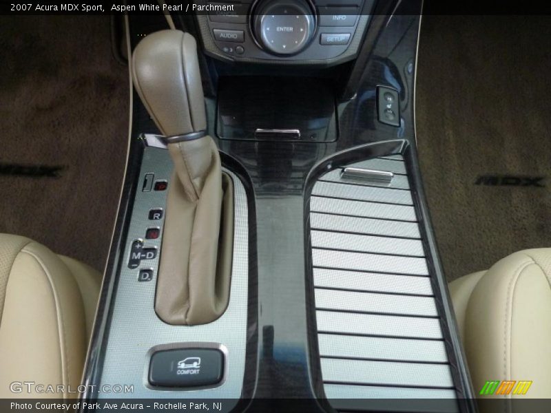 Aspen White Pearl / Parchment 2007 Acura MDX Sport