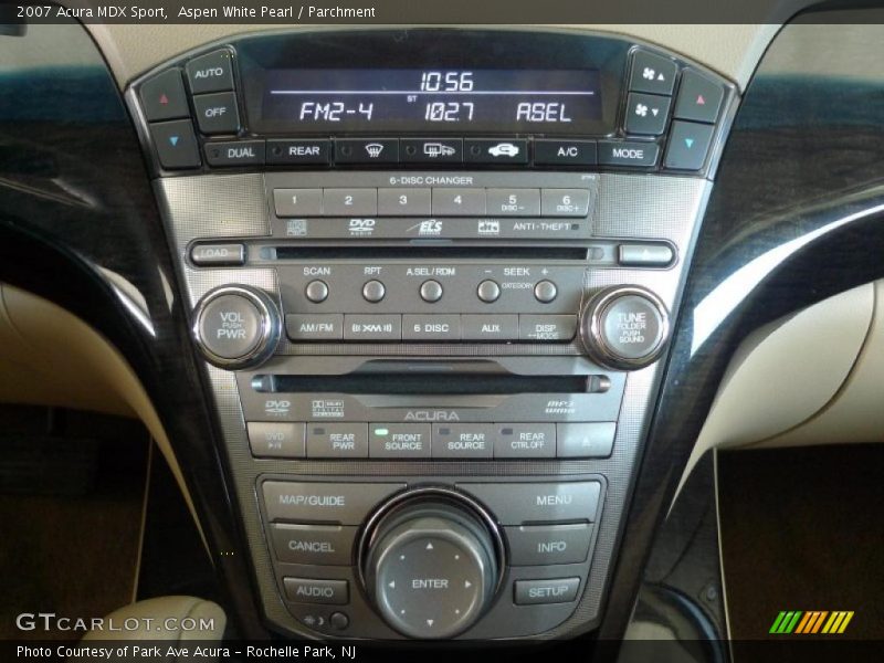 Aspen White Pearl / Parchment 2007 Acura MDX Sport
