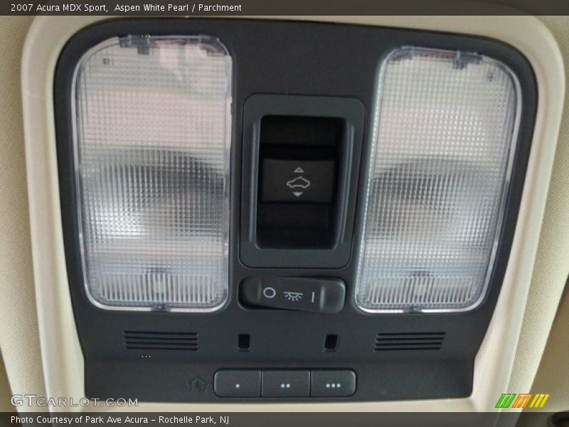 Aspen White Pearl / Parchment 2007 Acura MDX Sport