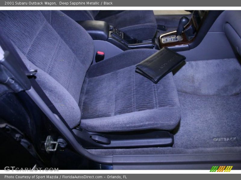 Deep Sapphire Metallic / Black 2001 Subaru Outback Wagon
