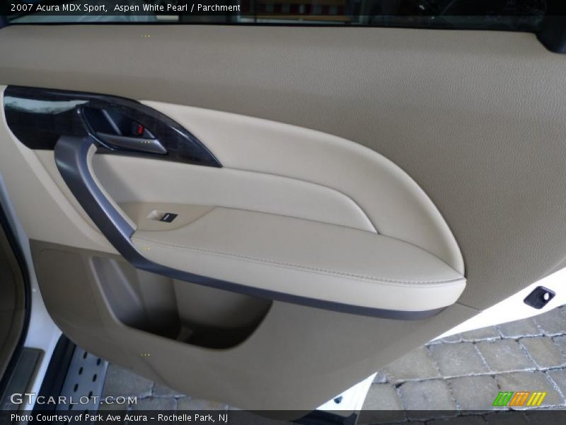 Aspen White Pearl / Parchment 2007 Acura MDX Sport