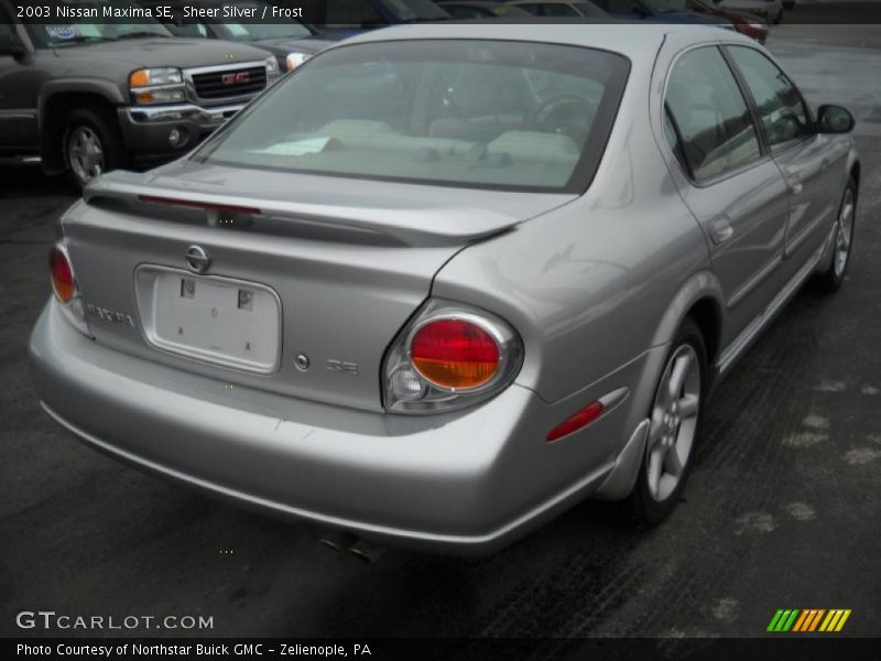 Sheer Silver / Frost 2003 Nissan Maxima SE