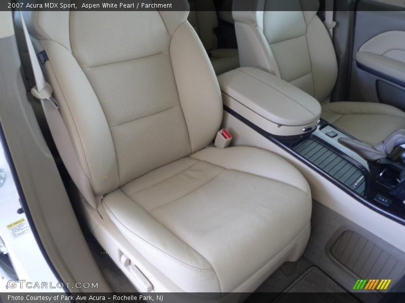 Aspen White Pearl / Parchment 2007 Acura MDX Sport