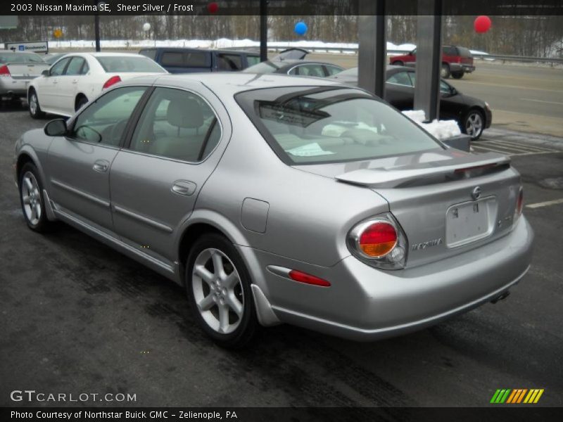 Sheer Silver / Frost 2003 Nissan Maxima SE