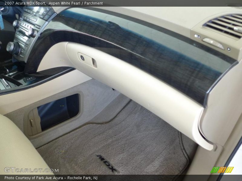Aspen White Pearl / Parchment 2007 Acura MDX Sport