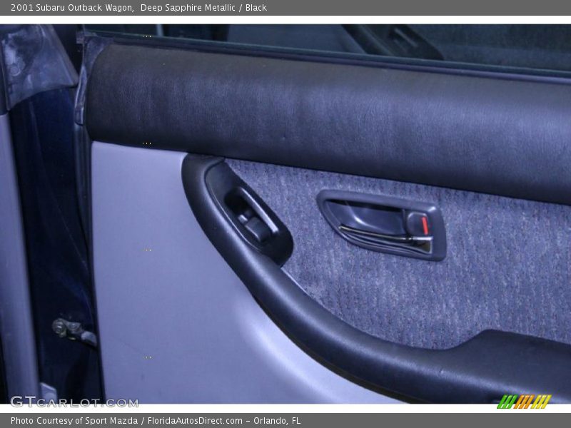Deep Sapphire Metallic / Black 2001 Subaru Outback Wagon
