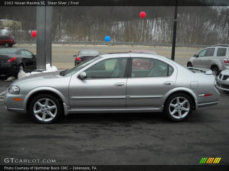 Sheer Silver / Frost 2003 Nissan Maxima SE