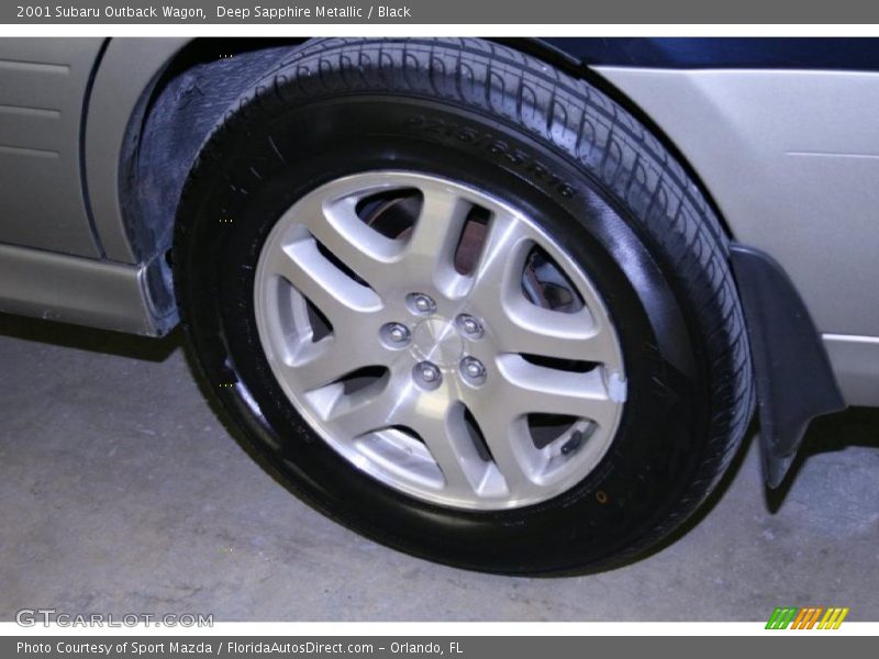Deep Sapphire Metallic / Black 2001 Subaru Outback Wagon