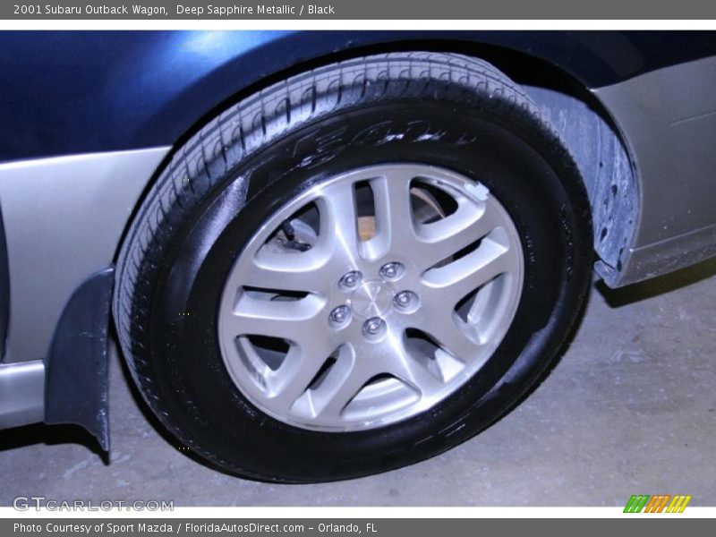 Deep Sapphire Metallic / Black 2001 Subaru Outback Wagon