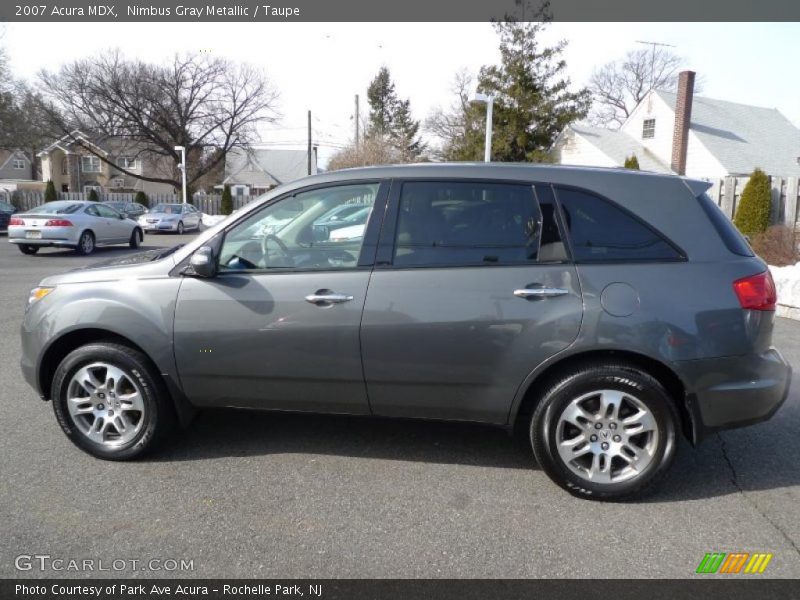 Nimbus Gray Metallic / Taupe 2007 Acura MDX