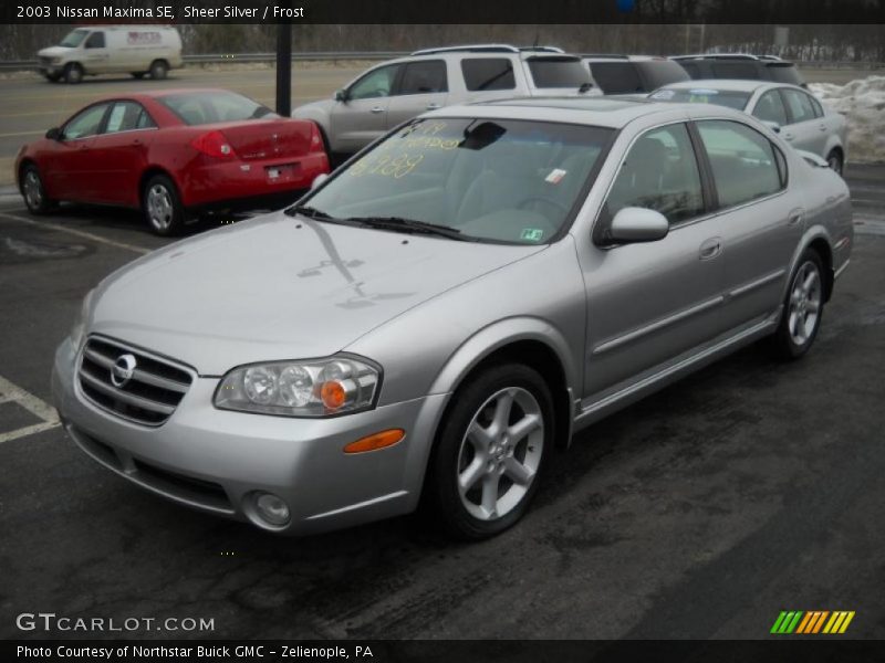 Sheer Silver / Frost 2003 Nissan Maxima SE
