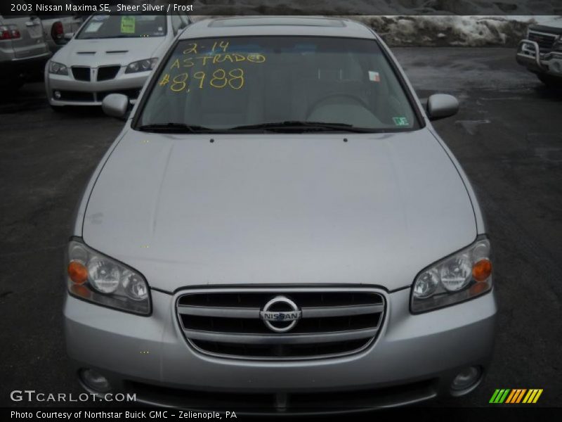 Sheer Silver / Frost 2003 Nissan Maxima SE
