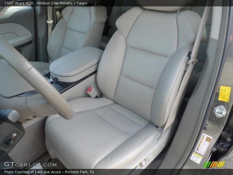 Nimbus Gray Metallic / Taupe 2007 Acura MDX