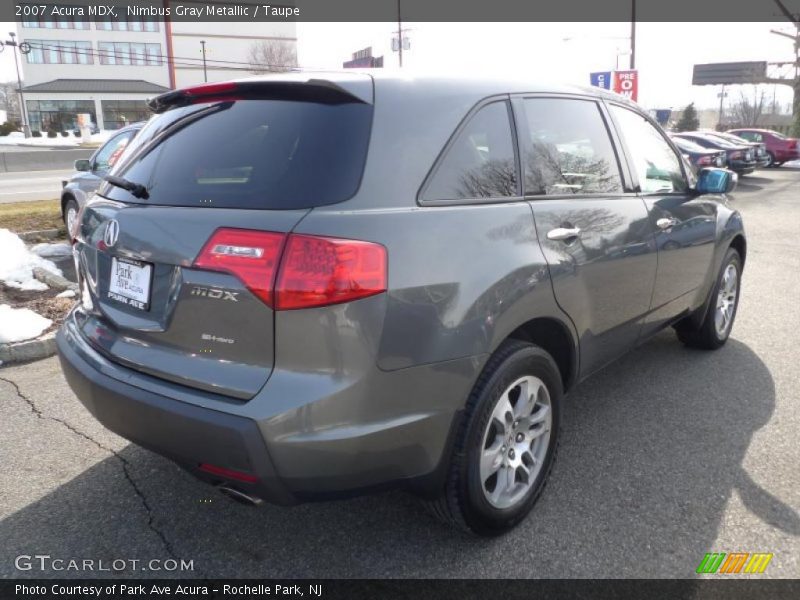 Nimbus Gray Metallic / Taupe 2007 Acura MDX