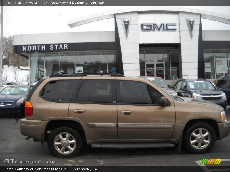 Sandalwood Metallic / Light Oak 2002 GMC Envoy SLT 4x4