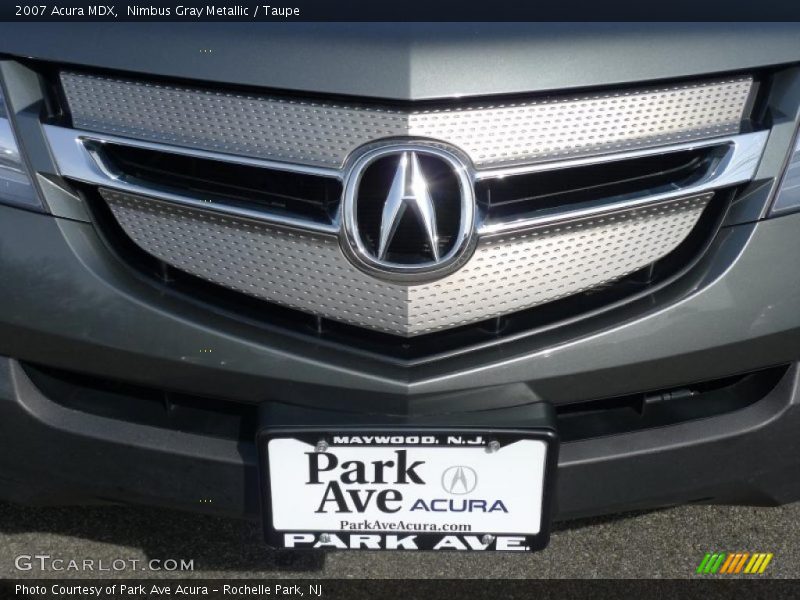 Nimbus Gray Metallic / Taupe 2007 Acura MDX