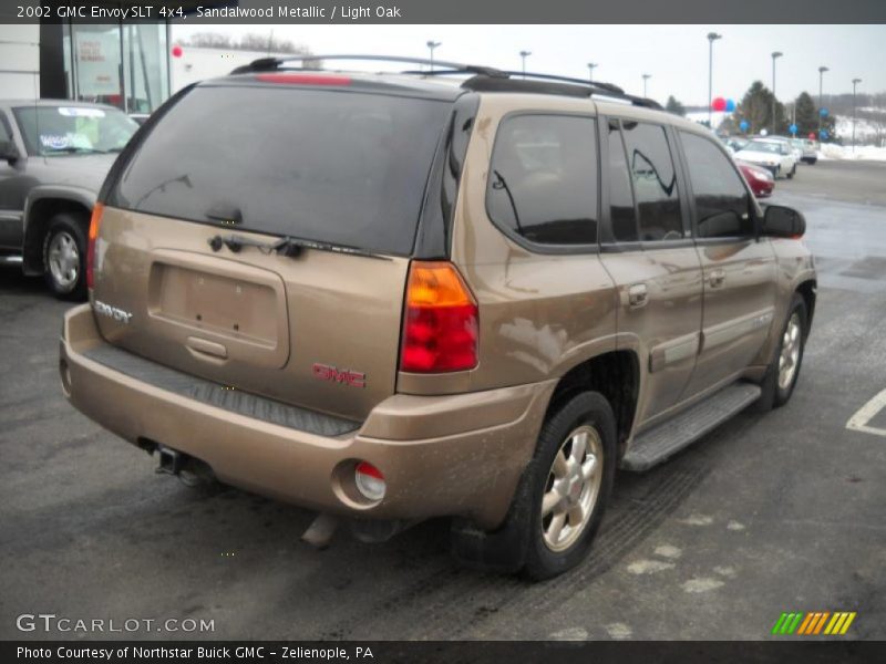 Sandalwood Metallic / Light Oak 2002 GMC Envoy SLT 4x4