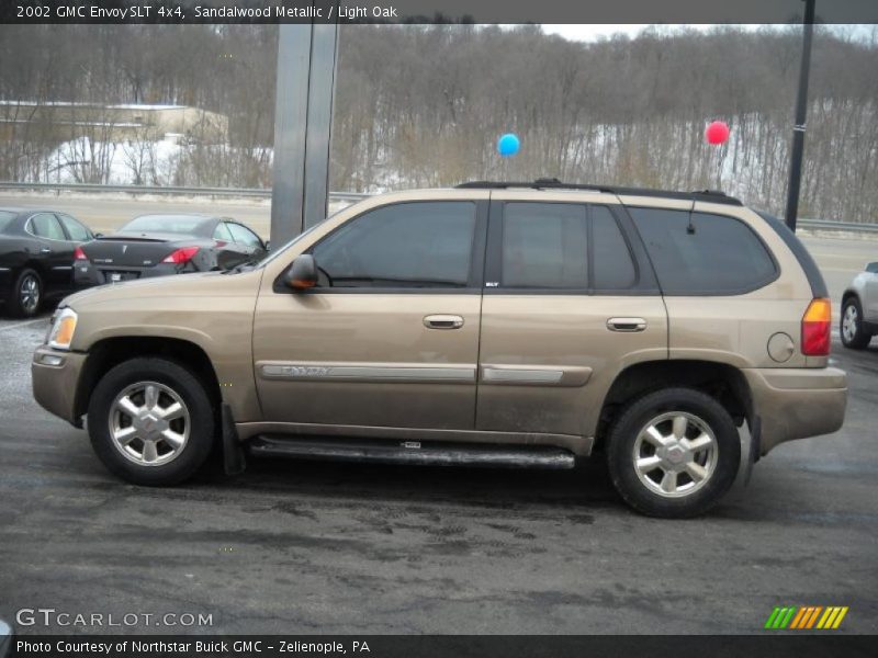 Sandalwood Metallic / Light Oak 2002 GMC Envoy SLT 4x4