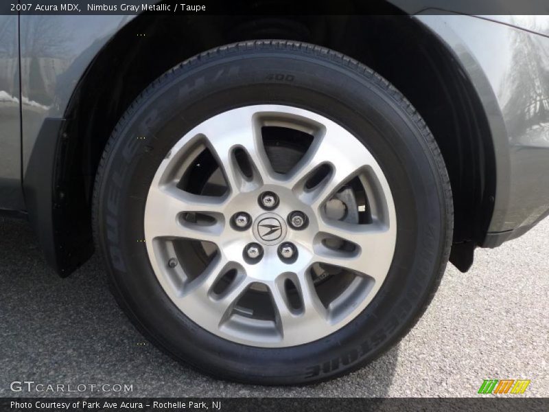 Nimbus Gray Metallic / Taupe 2007 Acura MDX