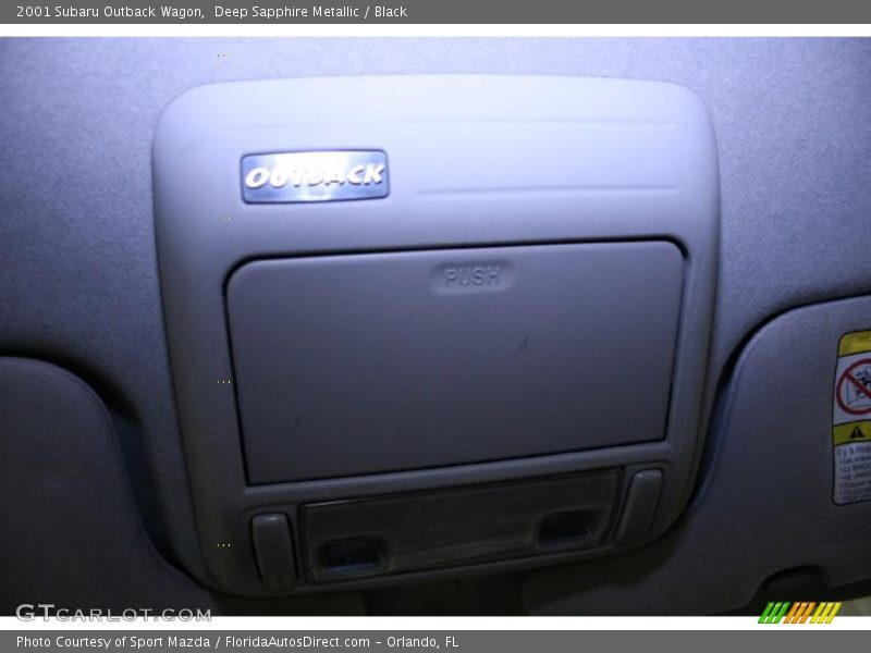 Deep Sapphire Metallic / Black 2001 Subaru Outback Wagon