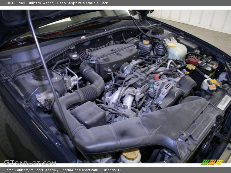 Deep Sapphire Metallic / Black 2001 Subaru Outback Wagon
