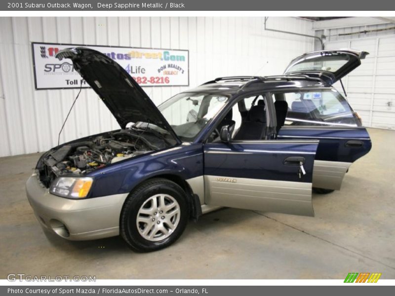 Deep Sapphire Metallic / Black 2001 Subaru Outback Wagon