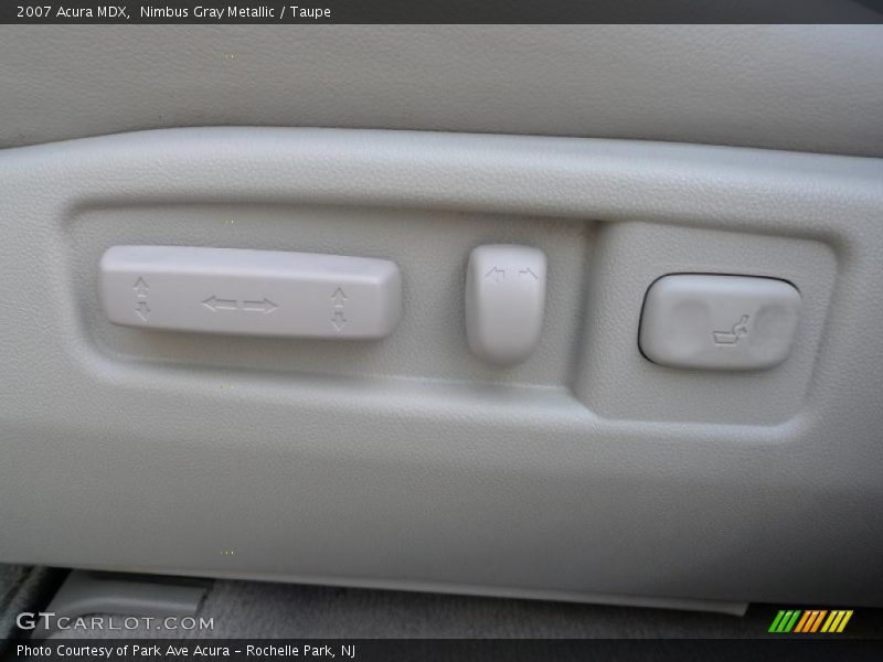 Nimbus Gray Metallic / Taupe 2007 Acura MDX