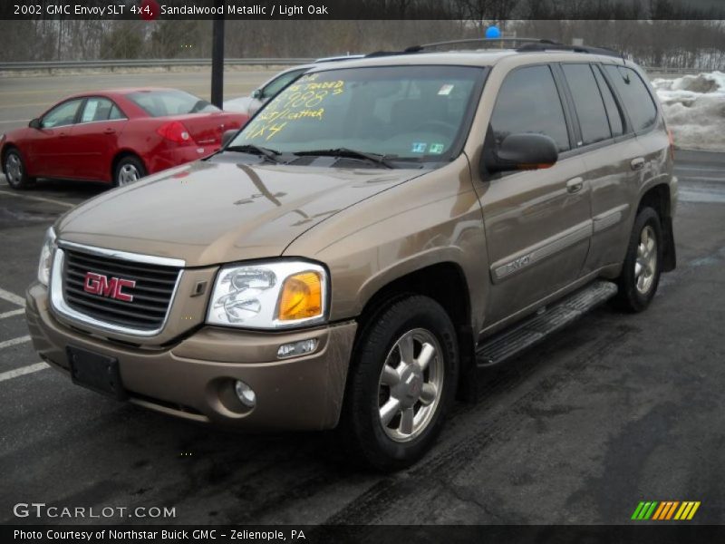 Sandalwood Metallic / Light Oak 2002 GMC Envoy SLT 4x4