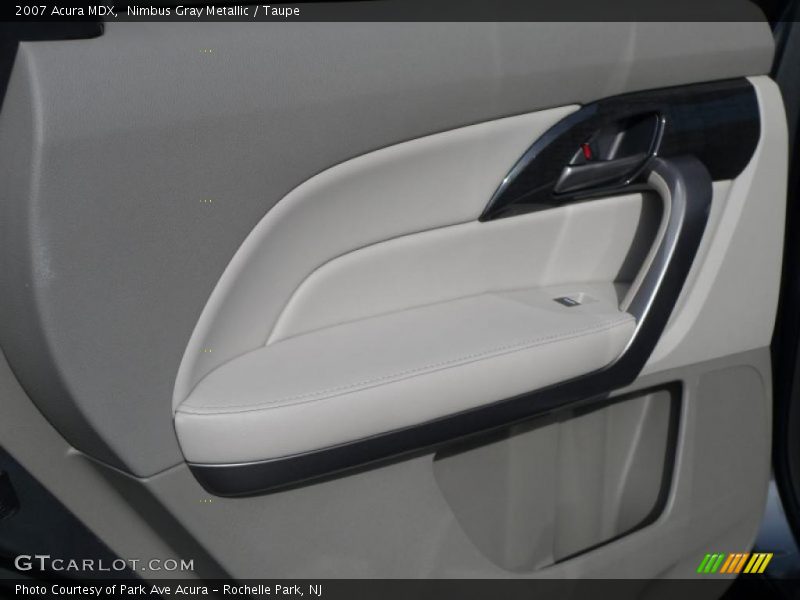 Nimbus Gray Metallic / Taupe 2007 Acura MDX
