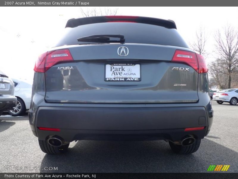 Nimbus Gray Metallic / Taupe 2007 Acura MDX