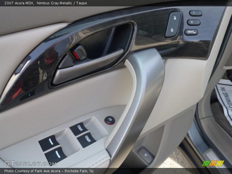 Nimbus Gray Metallic / Taupe 2007 Acura MDX