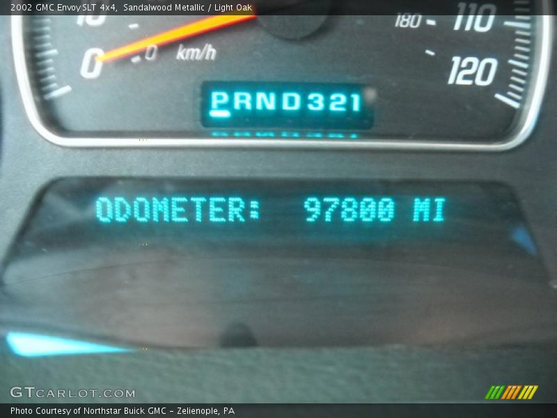 Sandalwood Metallic / Light Oak 2002 GMC Envoy SLT 4x4