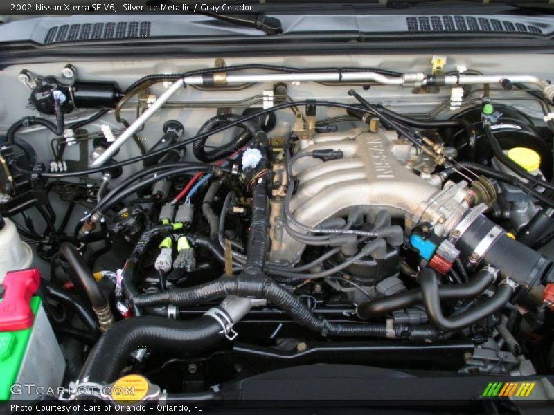 Silver Ice Metallic / Gray Celadon 2002 Nissan Xterra SE V6