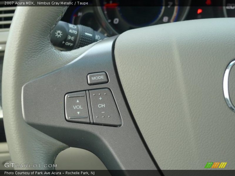 Nimbus Gray Metallic / Taupe 2007 Acura MDX