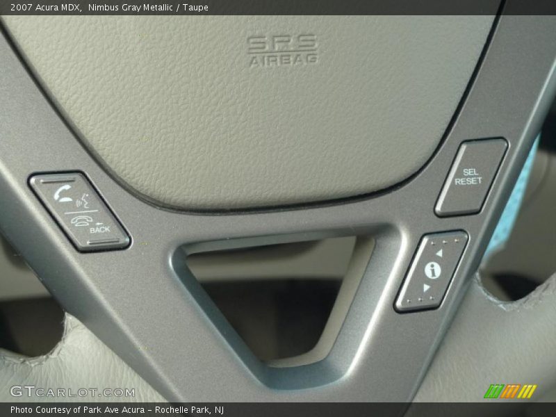 Nimbus Gray Metallic / Taupe 2007 Acura MDX