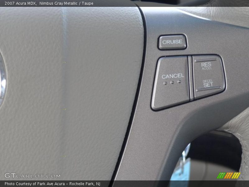 Nimbus Gray Metallic / Taupe 2007 Acura MDX