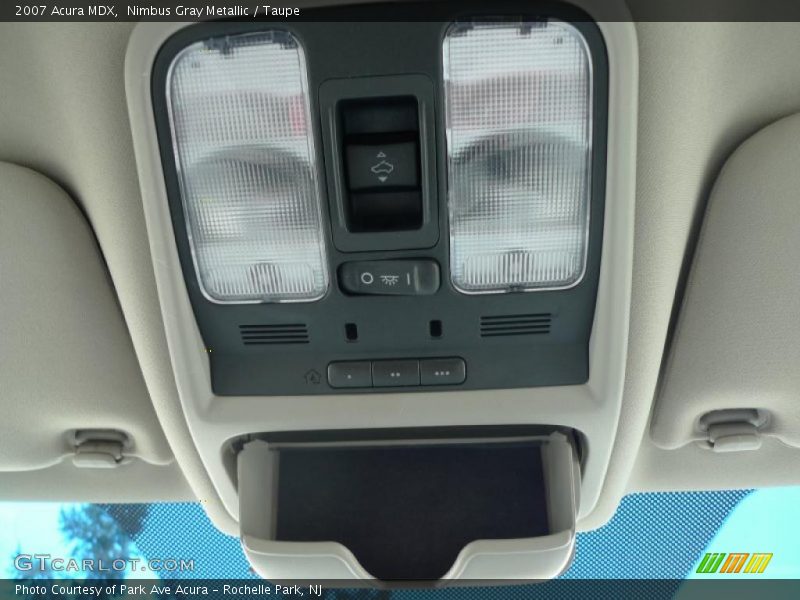 Nimbus Gray Metallic / Taupe 2007 Acura MDX