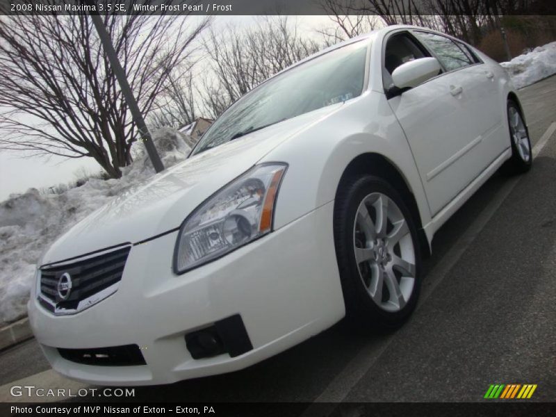Winter Frost Pearl / Frost 2008 Nissan Maxima 3.5 SE