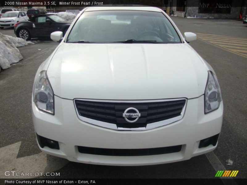Winter Frost Pearl / Frost 2008 Nissan Maxima 3.5 SE