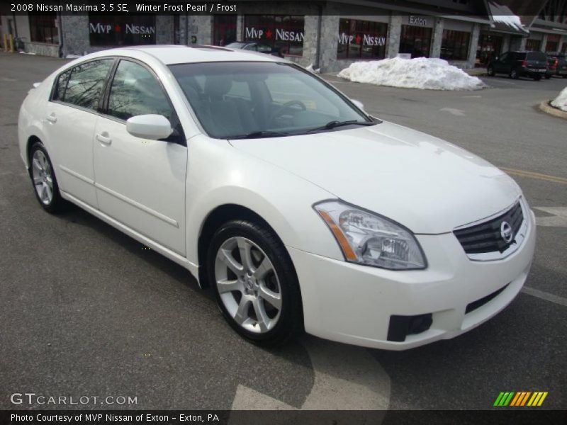 Winter Frost Pearl / Frost 2008 Nissan Maxima 3.5 SE