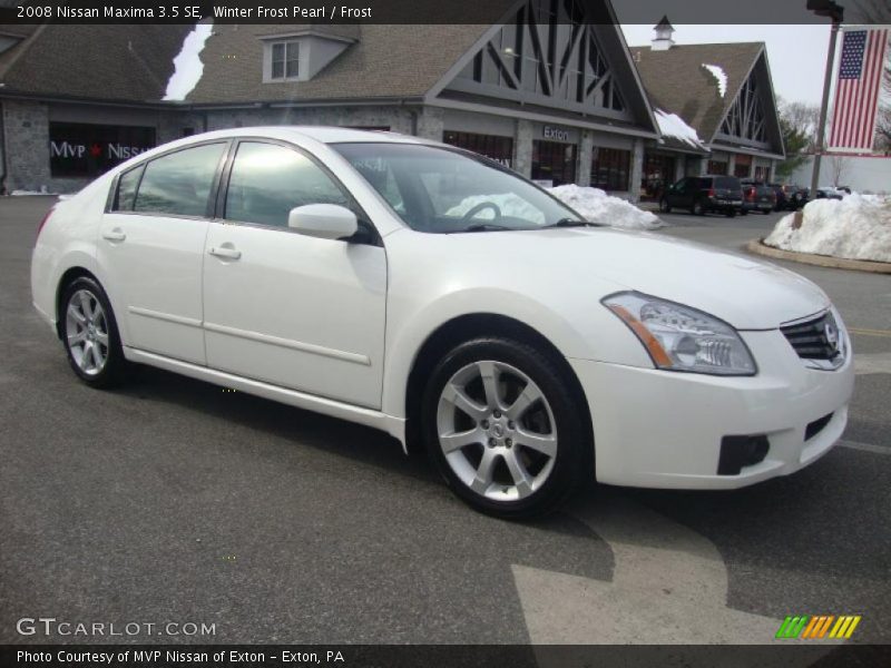 Winter Frost Pearl / Frost 2008 Nissan Maxima 3.5 SE