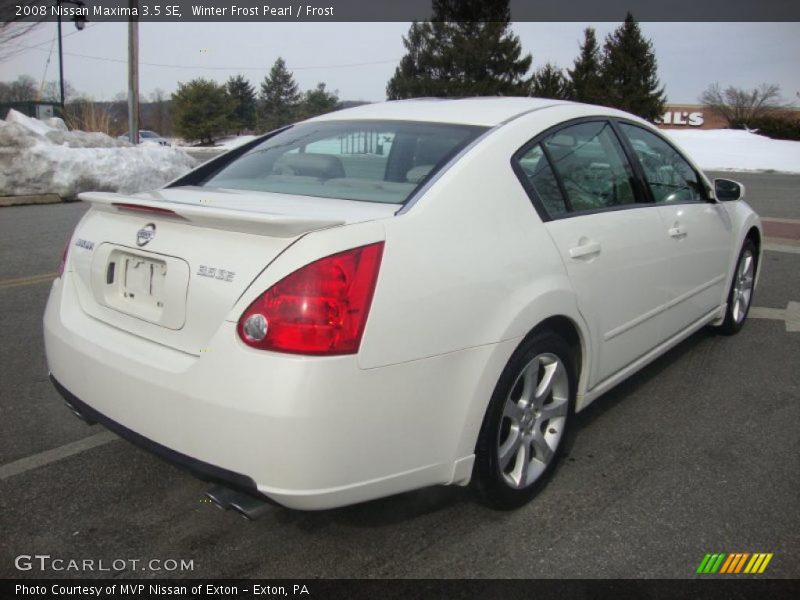 Winter Frost Pearl / Frost 2008 Nissan Maxima 3.5 SE