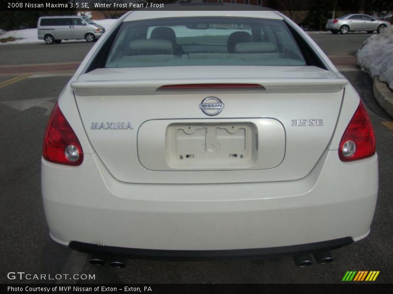Winter Frost Pearl / Frost 2008 Nissan Maxima 3.5 SE