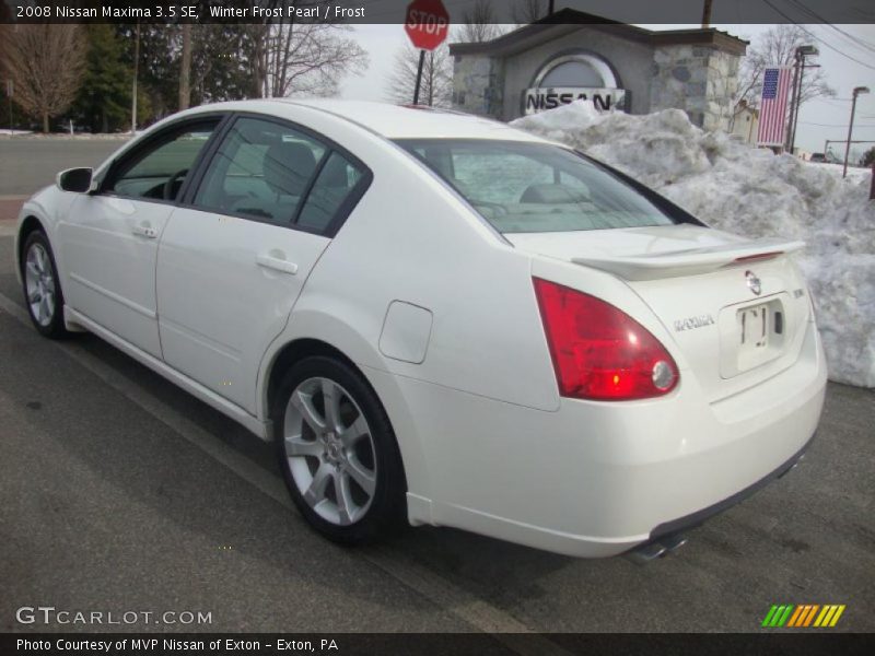 Winter Frost Pearl / Frost 2008 Nissan Maxima 3.5 SE