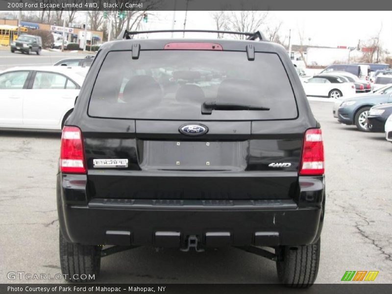 Black / Camel 2008 Ford Escape Limited 4WD