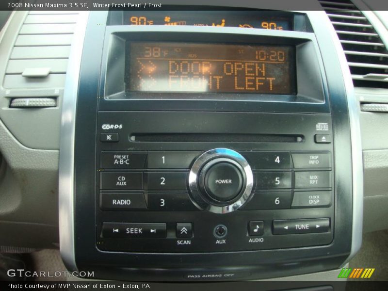 Winter Frost Pearl / Frost 2008 Nissan Maxima 3.5 SE