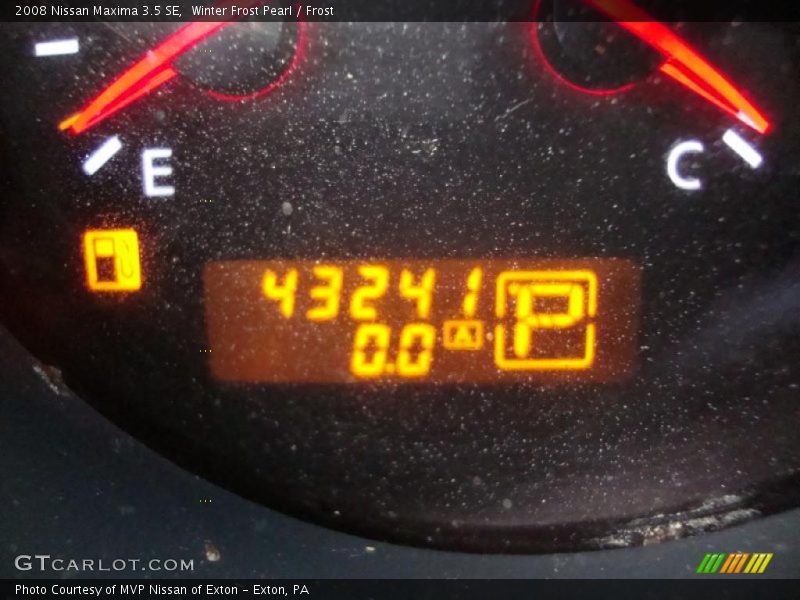 Winter Frost Pearl / Frost 2008 Nissan Maxima 3.5 SE