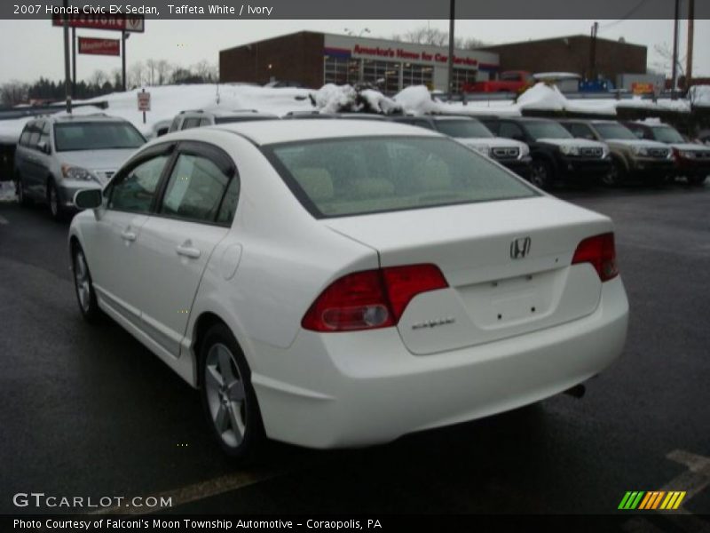 Taffeta White / Ivory 2007 Honda Civic EX Sedan